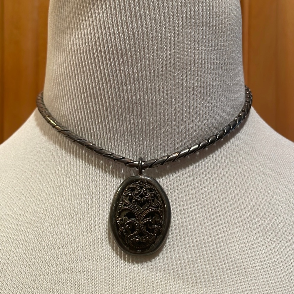 Vintage Vibe Necklace and Pendant by Lois Hill